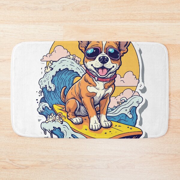 Item preview, T-Shirt Design Trending: SURFING DOG designed and sold by ForeverPrintsOK.