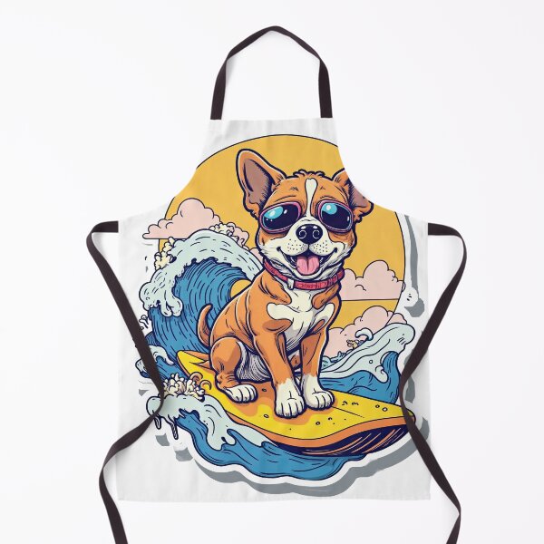 Item preview, T-Shirt Design Trending: SURFING DOG designed and sold by ForeverPrintsOK.