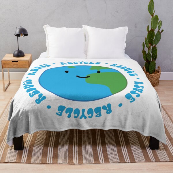 Item preview, Vintage Style Earth Illustration - Reduce, Reuse, Recycle Earth Day Environment Cleanup Shirt designed and sold by craftee.