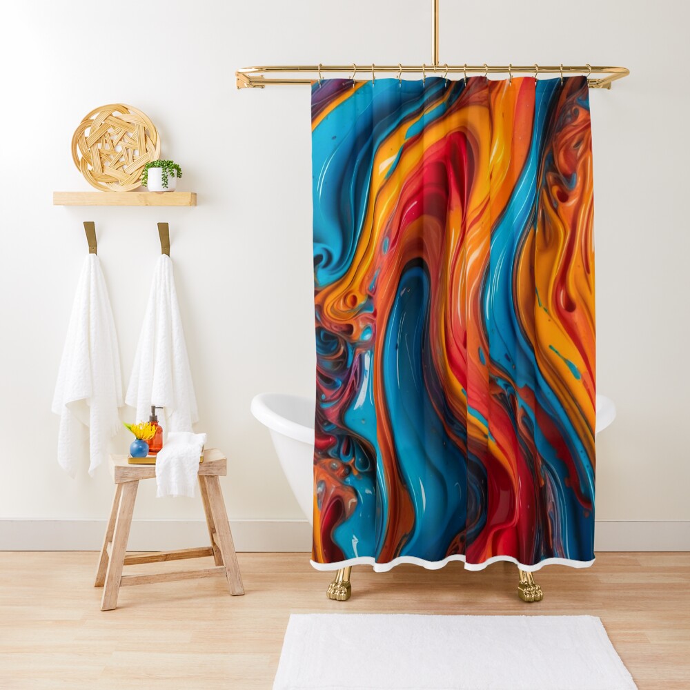 Item preview, Shower Curtain designed and sold by Crocketcat.
