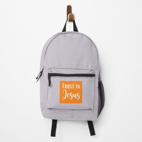Item preview, Uplifting words: trust in Jesus - christian, inspirational quotes for you :) ORANGE BACKGROUND designed and sold by I_Love_To_Uplift.