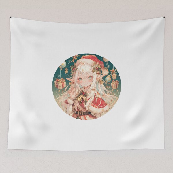 Item preview, Cute Elf Girl Christmas designed and sold by SMARTKIT  DESIGNAGENCY.