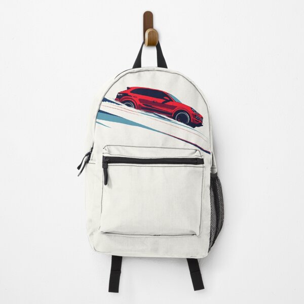 Item preview, Porsche Cayenne Dashing Through the Snow illustration designed and sold by blackdogshop.