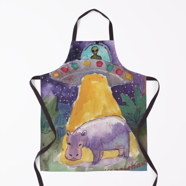 Item preview, hippopotamus being abducted designed and sold by guilhernunes.