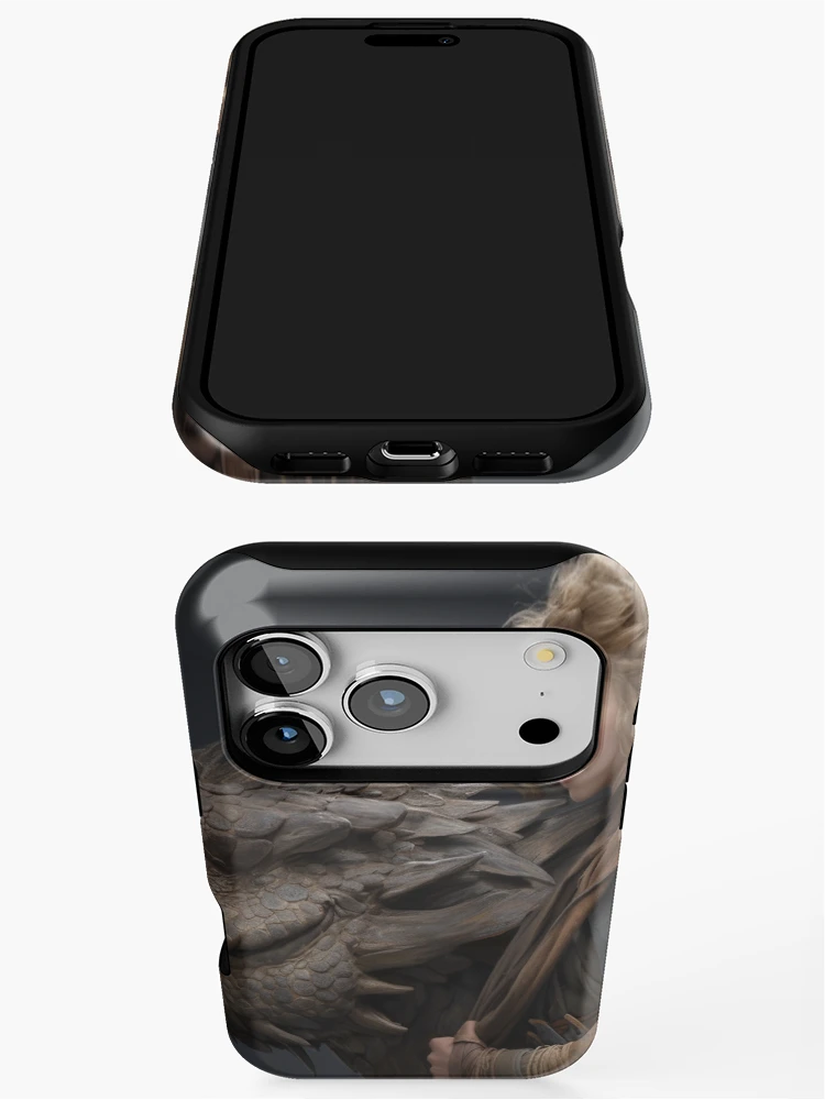 Thumbnail 3 of 4, iPhone Case, Dragon Rider designed and sold by Solace Sparkles.