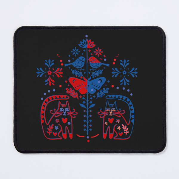 Item preview, Cutout - cats and birds and flowers designed and sold by Betinka.