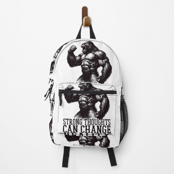 Item preview, Strong Thoughts Gorilla Motivation Gift designed and sold by Pineapple-Tree.