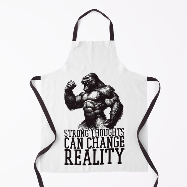 Item preview, Strong Thoughts Gorilla Motivation Gift designed and sold by Pineapple-Tree.