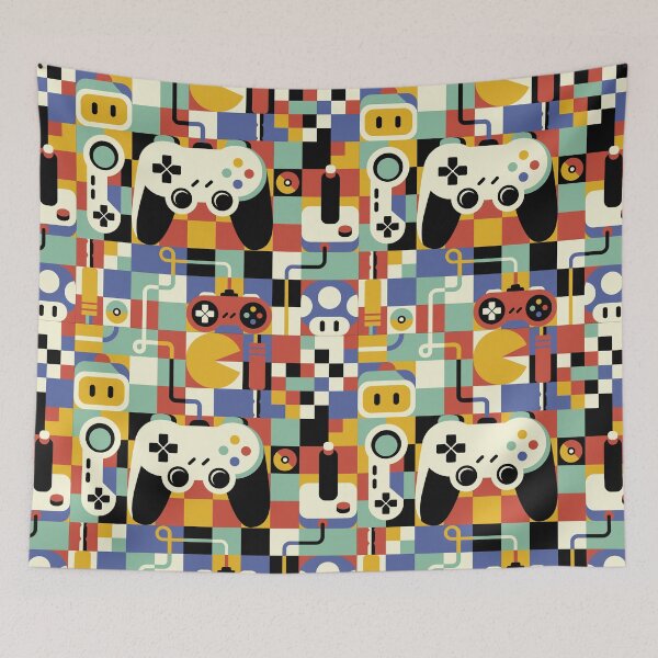 Item preview, Gamer Art Vintage Design Pattern by Tobe Fonseca designed and sold by Tobe Fonseca®.