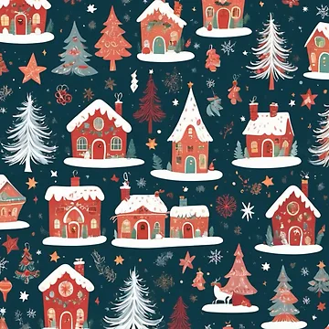Artwork thumbnail, Christmas Pattern by Rabanico