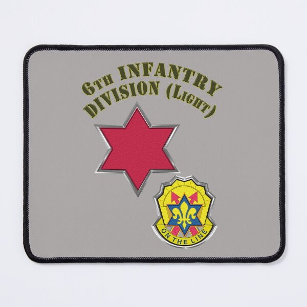 Item preview, 6th Infantry Division (Light) designed and sold by SoldierAlways.
