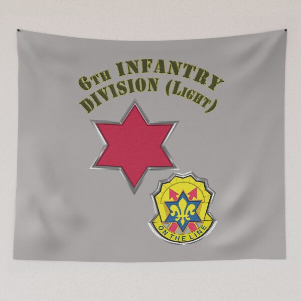 Item preview, 6th Infantry Division (Light) designed and sold by SoldierAlways.