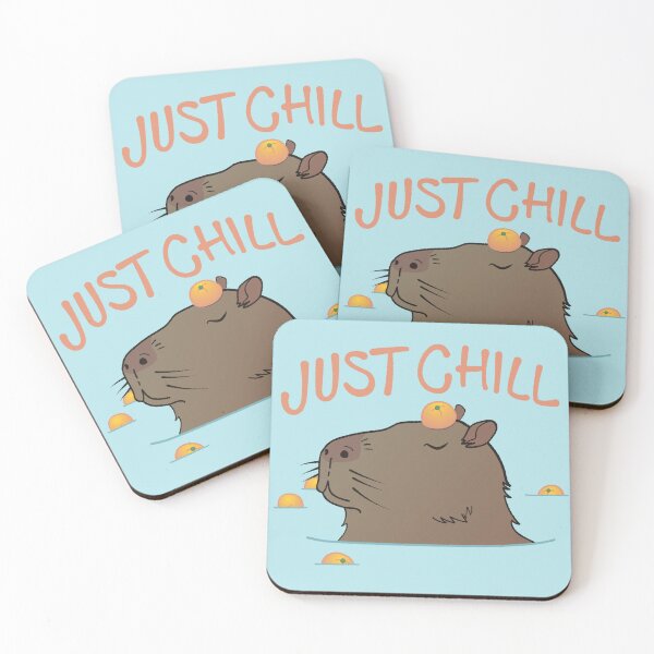 Item preview, A Zen Capybara with Oranges designed and sold by MizticaHouse.