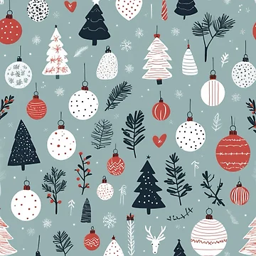 Artwork thumbnail, Christmas Pattern by Rabanico