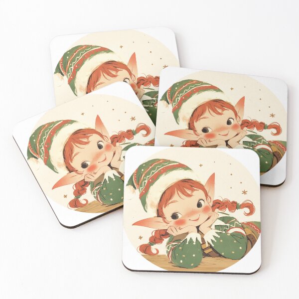 Item preview, Cute Elf Girl Christmas designed and sold by SMARTKIT  DESIGNAGENCY.