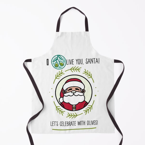 Artikelvorschau, Ich schenke dir eine Olive, Weihnachtsmann! entworfen und verkauft von MediTerraJoy.