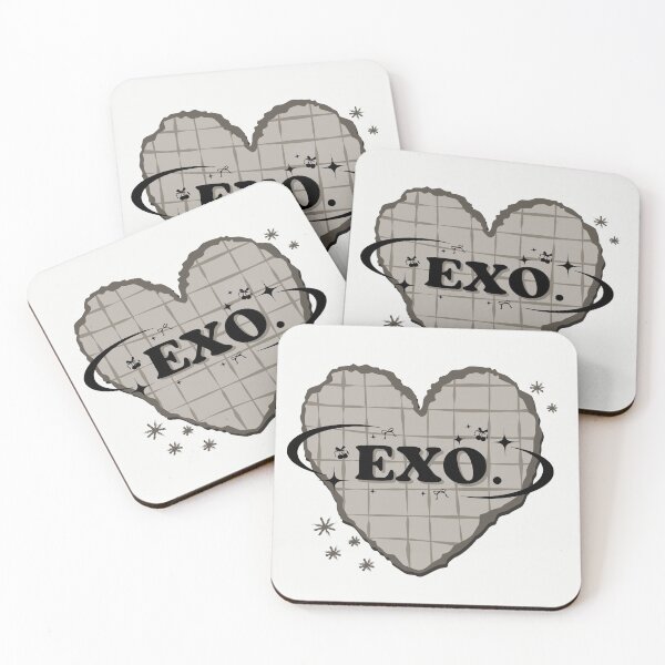 Item preview, EXO G K-Pop Design Heart Grey Scrapbook  designed and sold by AJUNICE STUDIO.