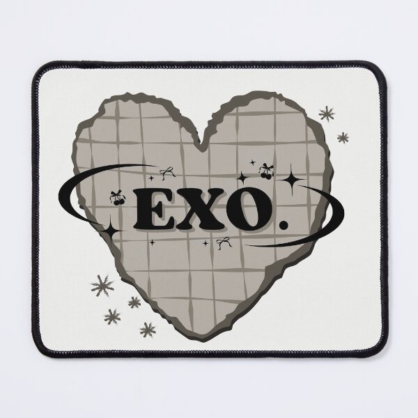 Item preview, EXO G K-Pop Design Heart Grey Scrapbook  designed and sold by AJUNICE STUDIO.