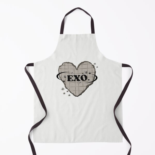 Item preview, EXO G K-Pop Design Heart Grey Scrapbook designed and sold by AJUNICE STUDIO.