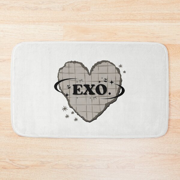 Item preview, EXO G K-Pop Design Heart Grey Scrapbook  designed and sold by AJUNICE STUDIO.