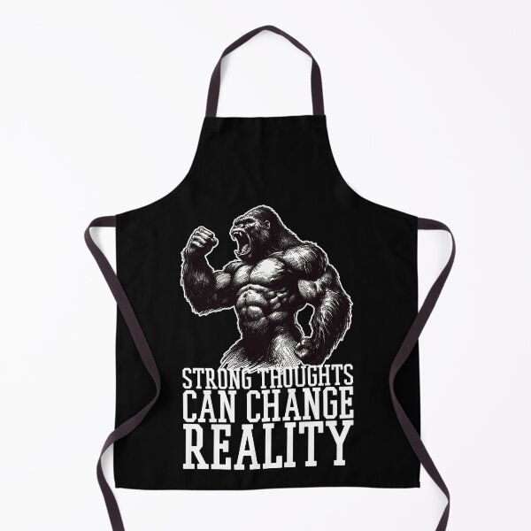 Item preview, Strong Thoughts Gorilla Motivation Gift designed and sold by Pineapple-Tree.