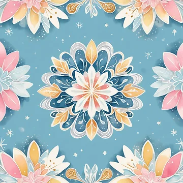 Artwork thumbnail, Pretty Christmas Pattern by Rabanico