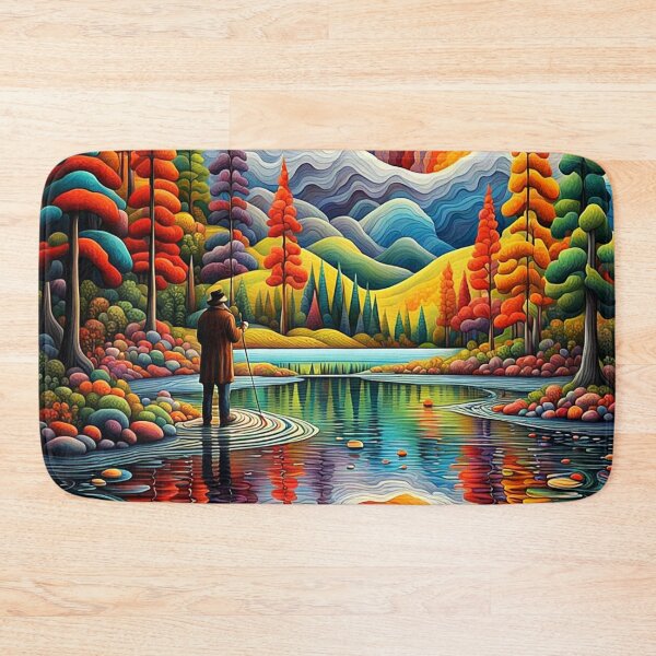 Item preview, Standing by the lake designed and sold by George Hutton Hunter.