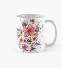 Warm watercolor flowers Mug