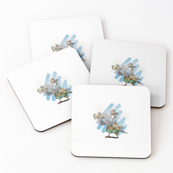 Item preview, Cartoon pigeon pirate designed and sold by DimsArtShop.