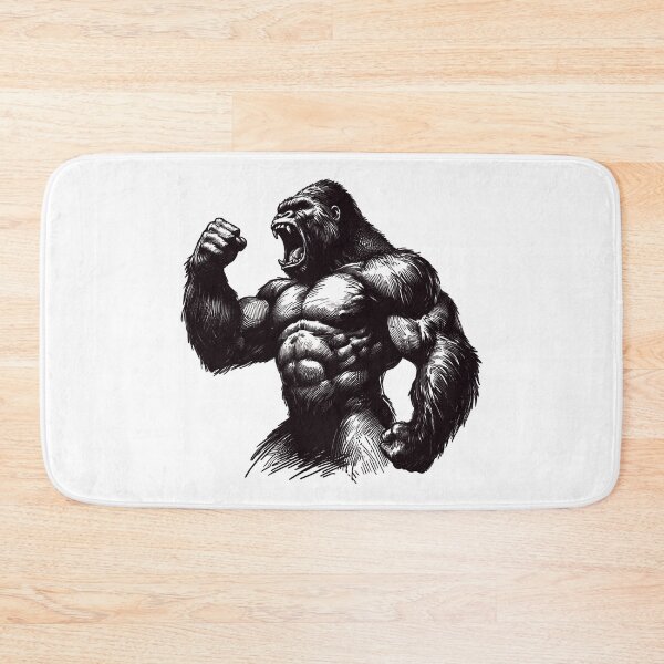 Item preview, Strong Gorilla Motivation Clenched Fist Gift designed and sold by Pineapple-Tree.