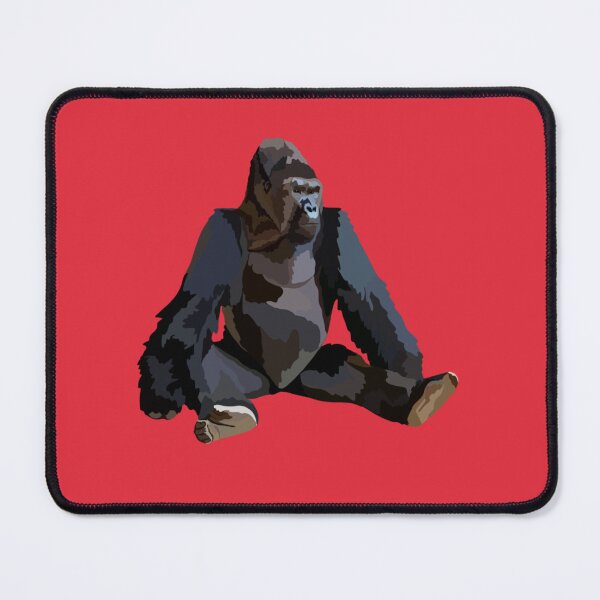 Item preview, G is for Gorilla, Gorilla Illustration – Powerful and Gentle Great Ape Artwork designed and sold by PrettylittlepastelUk.