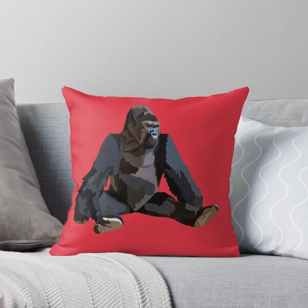 Item preview, G is for Gorilla, Gorilla Illustration – Powerful and Gentle Great Ape Artwork designed and sold by PrettylittlepastelUk.