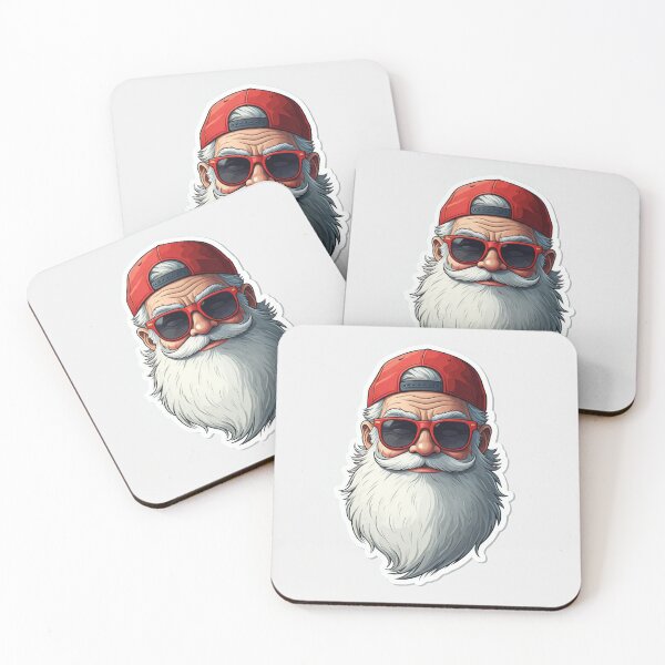 Item preview, Santa in Sunglasses and Cap designed and sold by SB Design.
