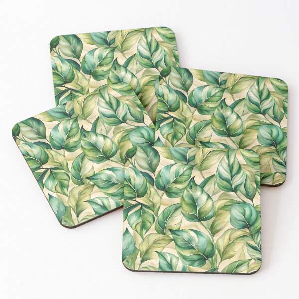 Item preview, Pothos Watercolor Pattern designed and sold by mvommen.