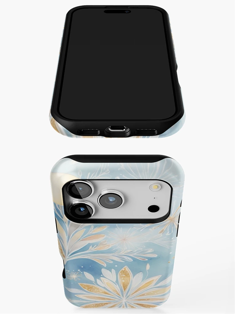Thumbnail 3 of 4, iPhone Case, Snowy Pattern designed and sold by Rabanico.