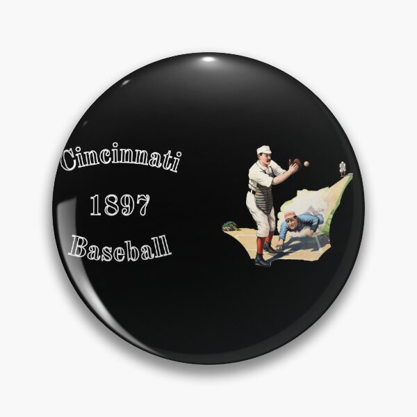 Artikelvorschau, Cincinnati - Baseball - 1897 - BLK2411 entworfen und verkauft von WheelieGdArt.