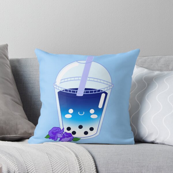 Item preview, Kawaii Butterfly Pea Bubble Tea designed and sold by bumblebreeart.