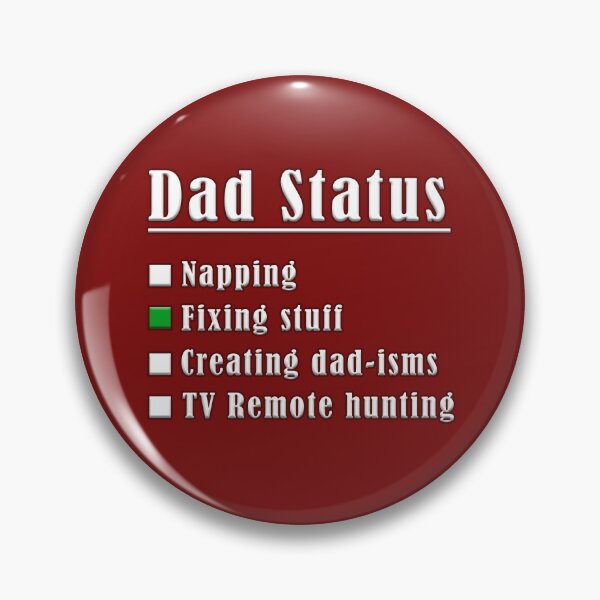 Item preview, Dad Status Checklist | Funny Father Gift designed and sold by Iskander369.
