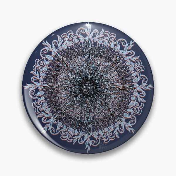 Item preview, Floral mandala designed and sold by Vivinedrawsells.