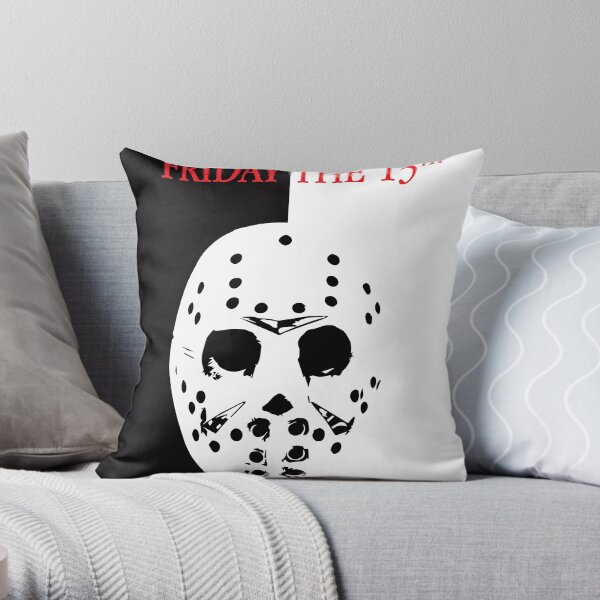 Jason Scarface Throw Pillow