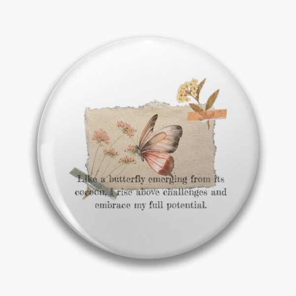 Item preview, butterfly themed affirmation designed and sold by Marijadeco.