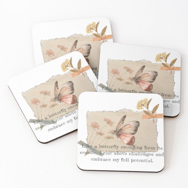 Item preview, butterfly themed affirmation designed and sold by Marijadeco.