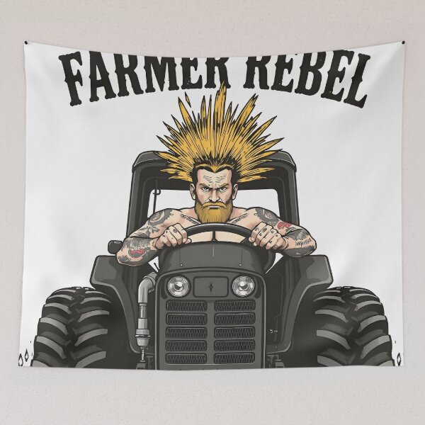 Item preview, Farmer rebel  designed and sold by OuttaZeBox.