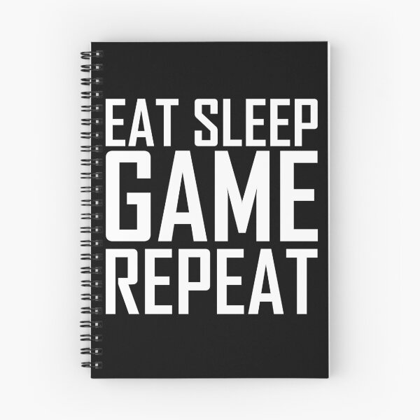 Item preview, EAT SLEEP GAME REPEAT designed and sold by mtsdesign.