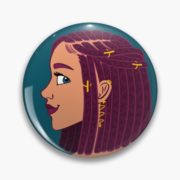 Item preview, Stylish black woman with box braids designed and sold by vee-madinina.