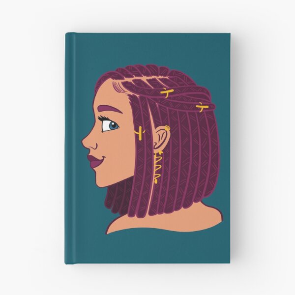 Item preview, Stylish black woman with box braids designed and sold by vee-madinina.