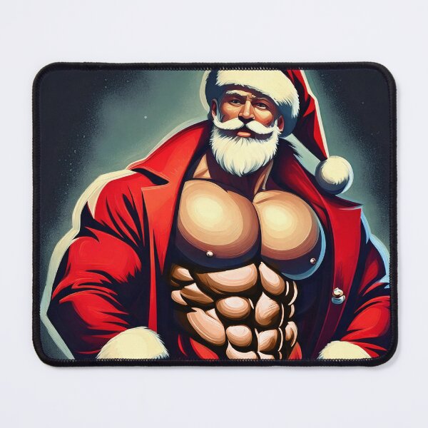 Item preview, Modern Sexy Santa Claus designed and sold by ArtFactoryAI.