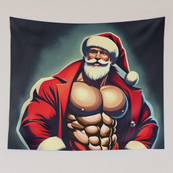 Item preview, Modern Sexy Santa Claus designed and sold by ArtFactoryAI.