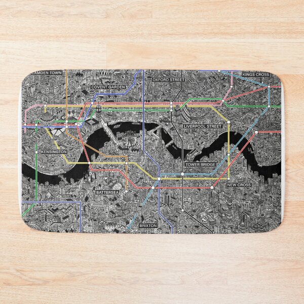 Item preview, London England map designed and sold by oliver polanski.