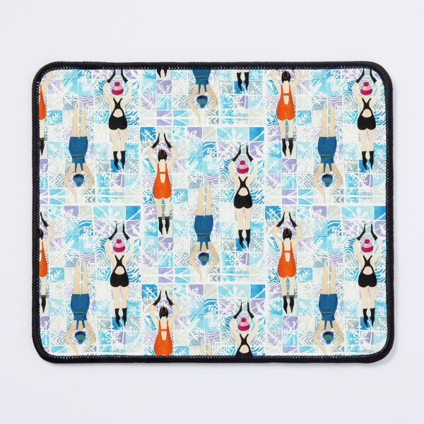 Artikelvorschau, Art Deco Wild Swimmers 24 entworfen und verkauft von Hayley Holliday.